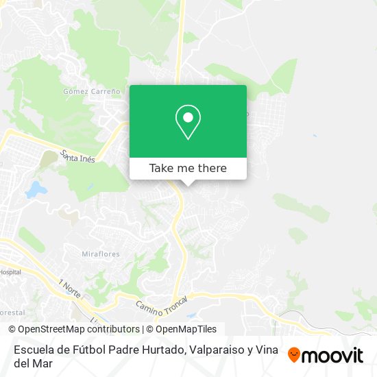 Escuela de Fútbol Padre Hurtado map