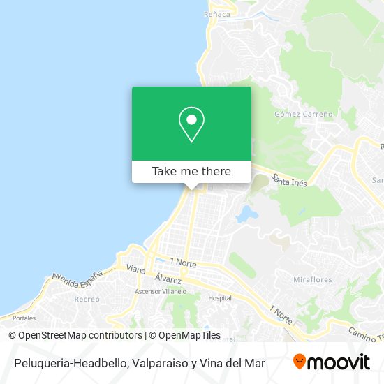Mapa de Peluqueria-Headbello