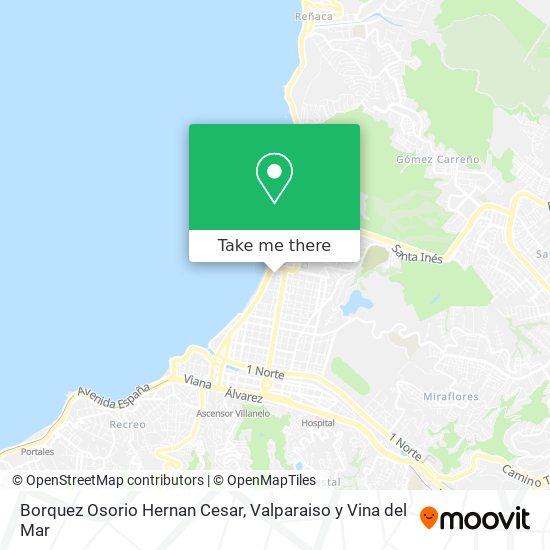 Borquez Osorio Hernan Cesar map