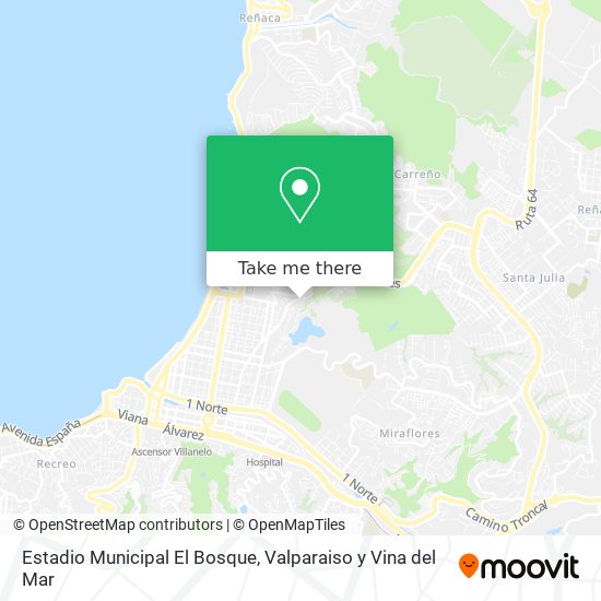 Estadio Municipal El Bosque map