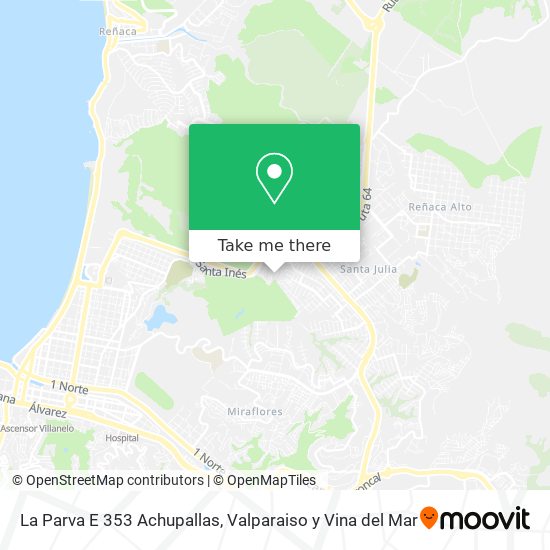 La Parva E 353 Achupallas map