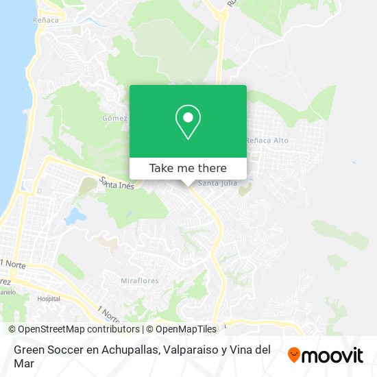 Mapa de Green Soccer en Achupallas