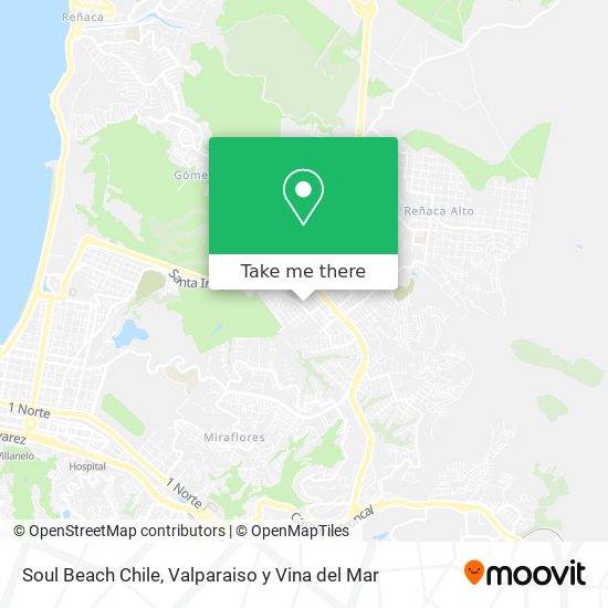 Soul Beach Chile map