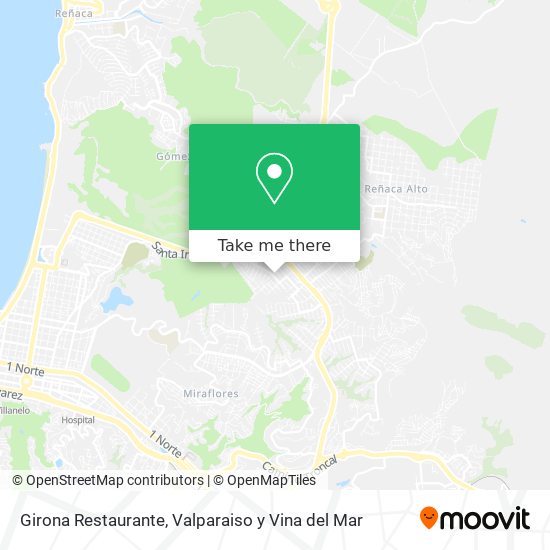 Girona Restaurante map