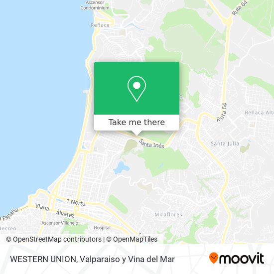 Mapa de WESTERN UNION