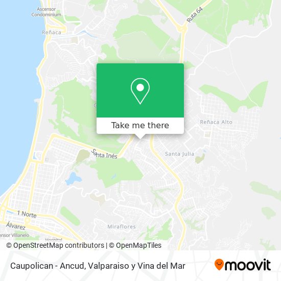 Mapa de Caupolican - Ancud