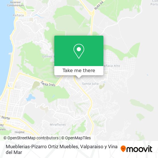 Mueblerias-Pizarro Ortiz Muebles map