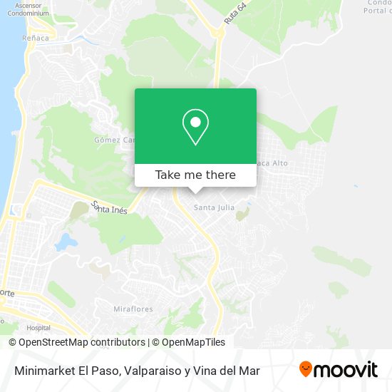 Minimarket El Paso map