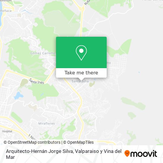Mapa de Arquitecto-Hernán Jorge Silva