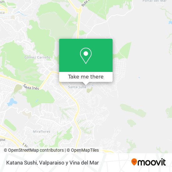 Katana Sushi map