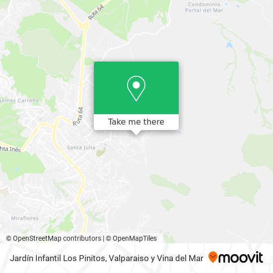 Jardín Infantil Los Pinitos map