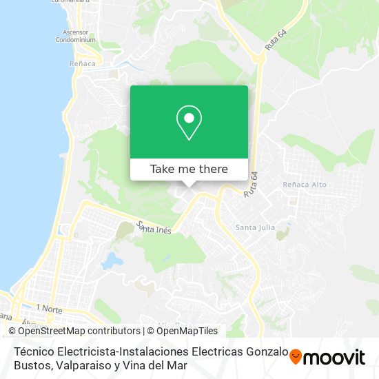 Técnico Electricista-Instalaciones Electricas Gonzalo Bustos map