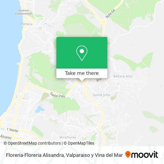 Mapa de Floreria-Floreria Alisandra