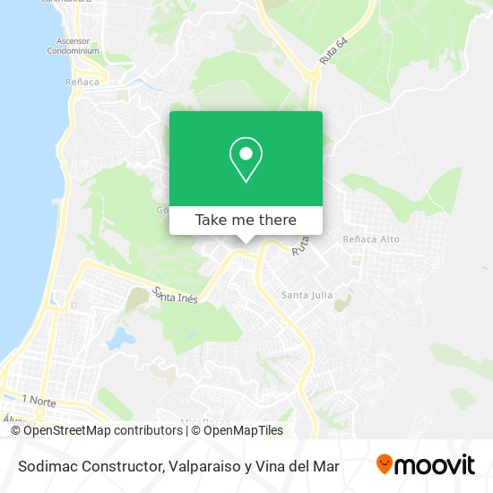 Sodimac Constructor map