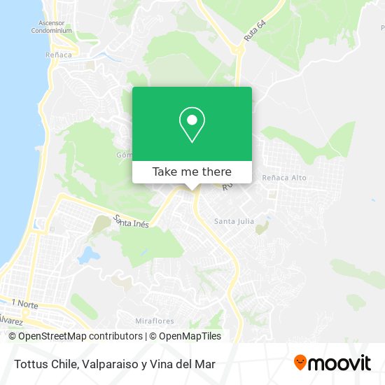 Tottus Chile map
