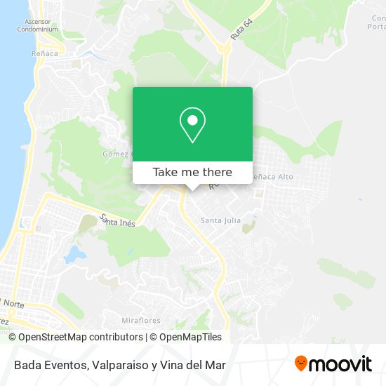 Bada Eventos map