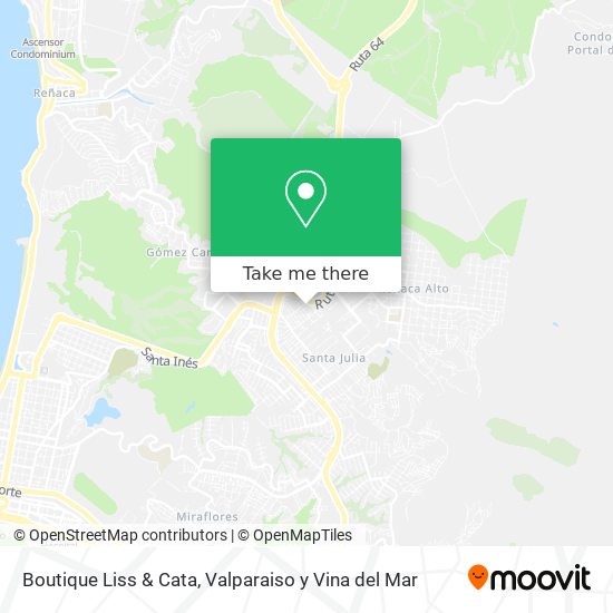 Mapa de Boutique Liss & Cata