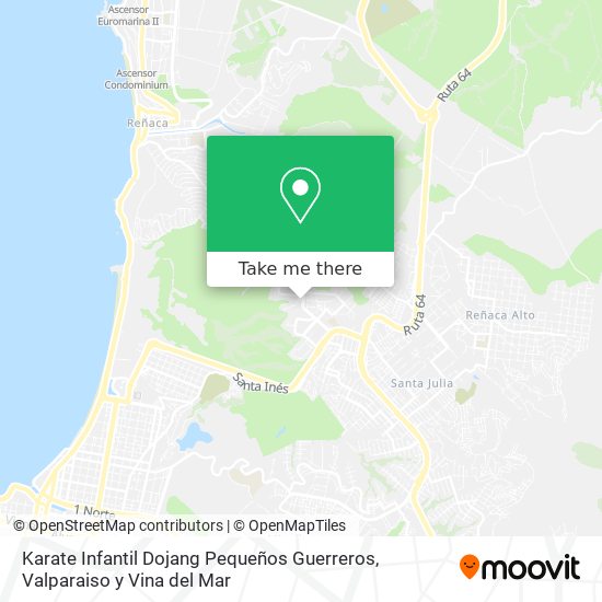 Karate Infantil Dojang Pequeños Guerreros map