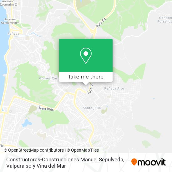 Constructoras-Construcciones Manuel Sepulveda map