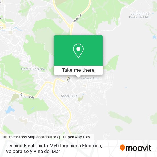Técnico Electricista-Myb Ingenieria Electrica map