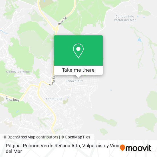 Página: Pulmon Verde Reñaca Alto map