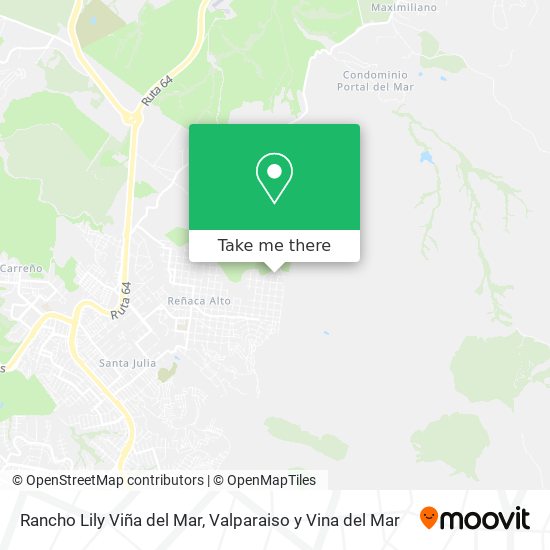 Mapa de Rancho Lily Viña del Mar