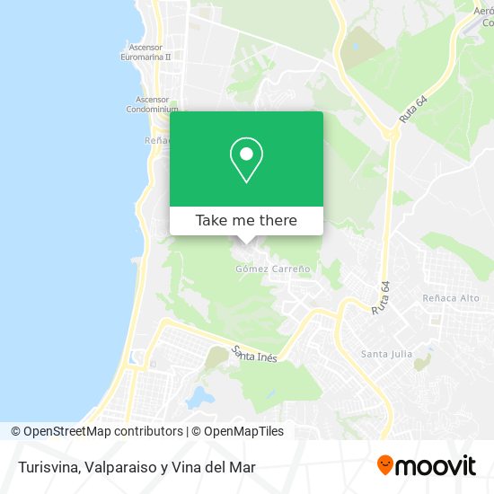 Turisvina map