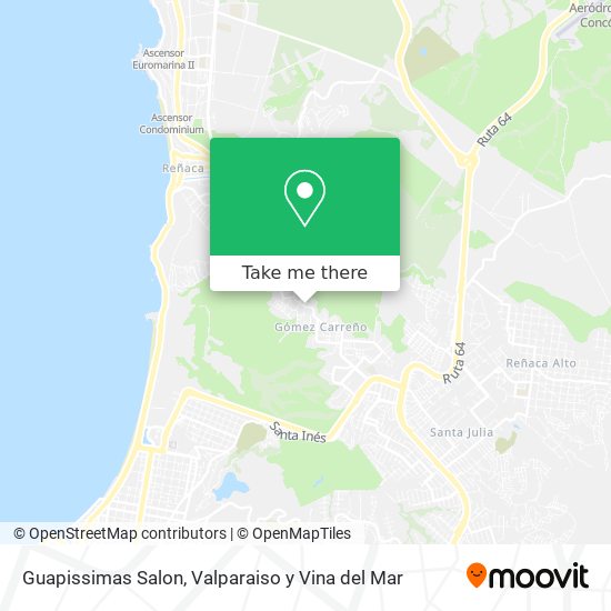 Guapissimas Salon map