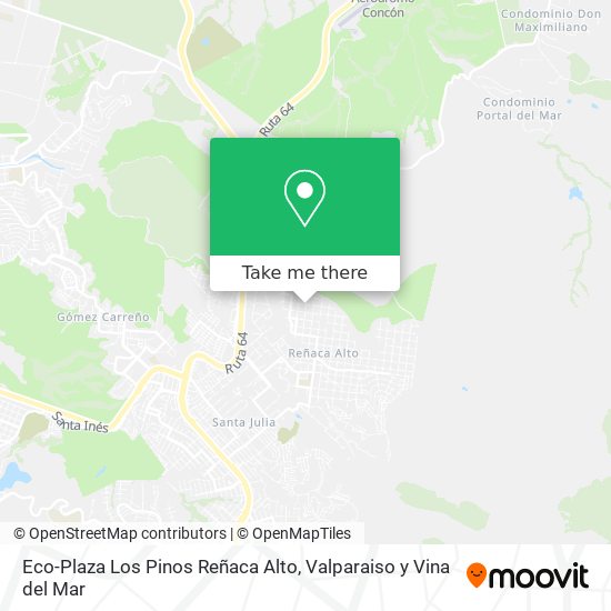Eco-Plaza Los Pinos Reñaca Alto map