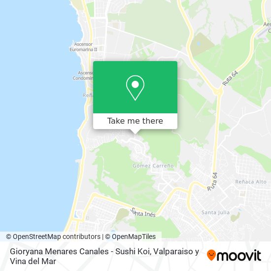 Gioryana Menares Canales - Sushi Koi map