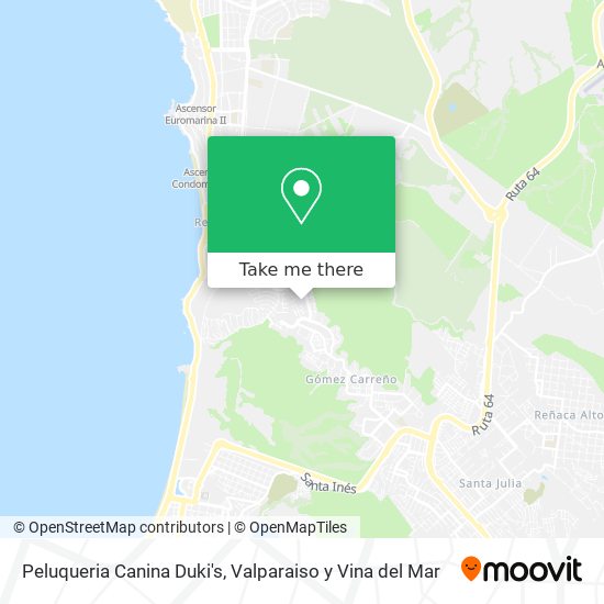Mapa de Peluqueria Canina Duki's