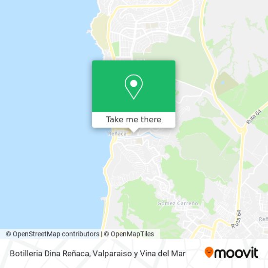Botilleria Dina Reñaca map
