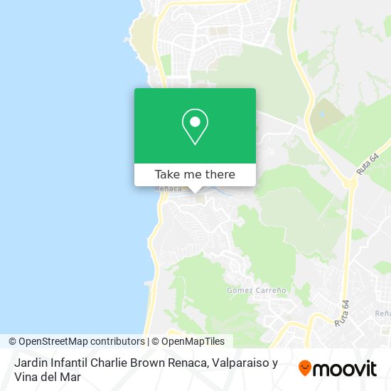 Jardin Infantil Charlie Brown Renaca map