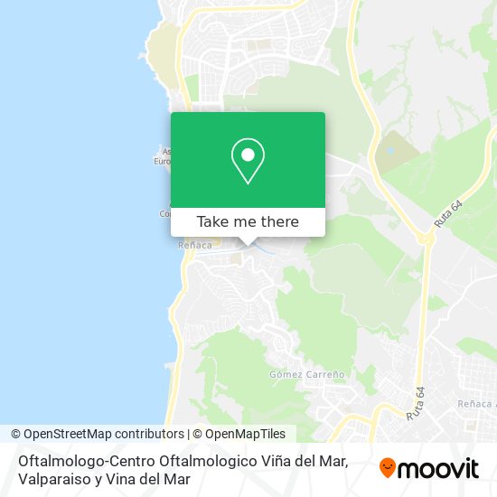 Oftalmologo-Centro Oftalmologico Viña del Mar map