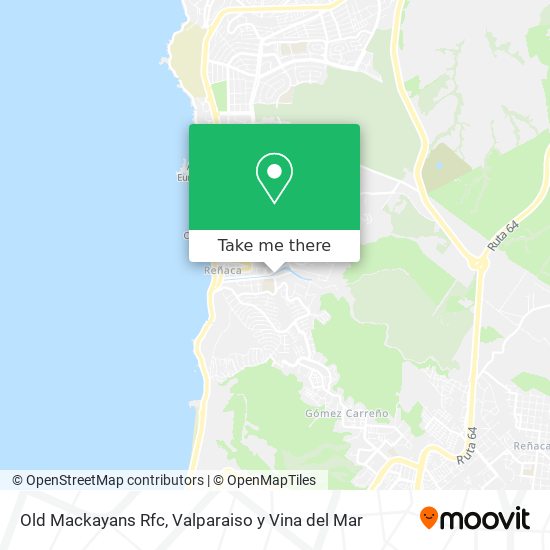 Mapa de Old Mackayans Rfc