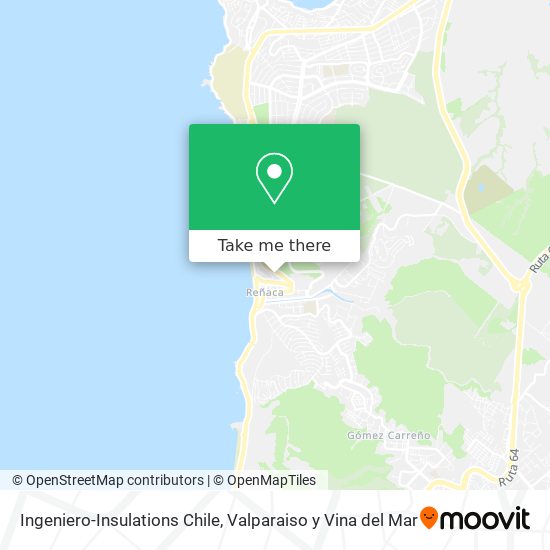 Mapa de Ingeniero-Insulations Chile
