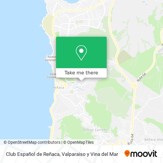 Club Español de Reñaca map