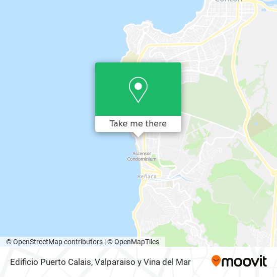 Edificio Puerto Calais map