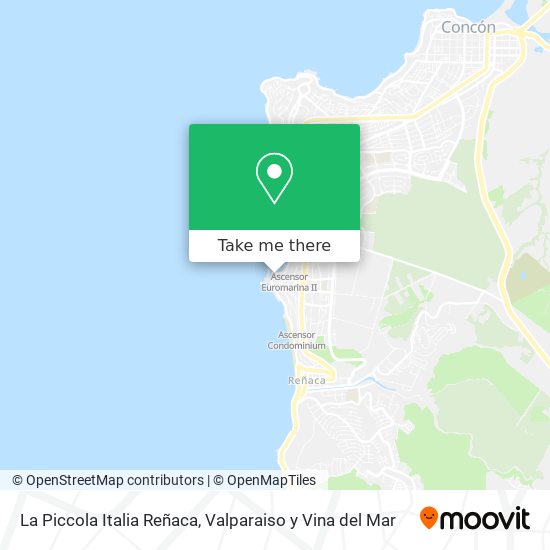 La Piccola Italia Reñaca map