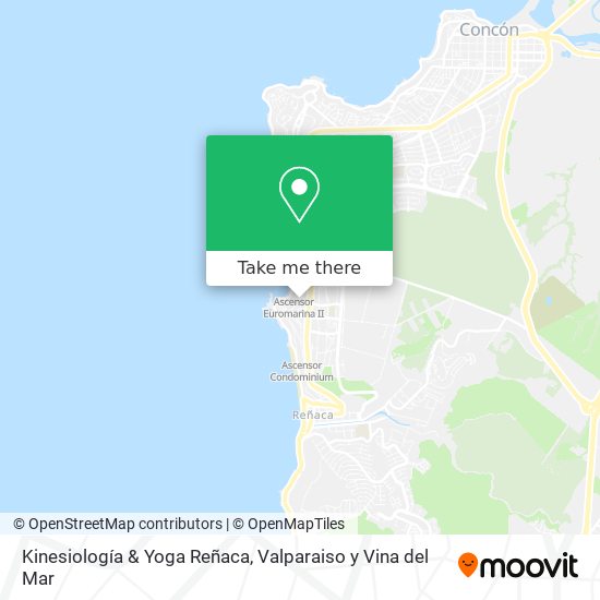 Kinesiología & Yoga Reñaca map