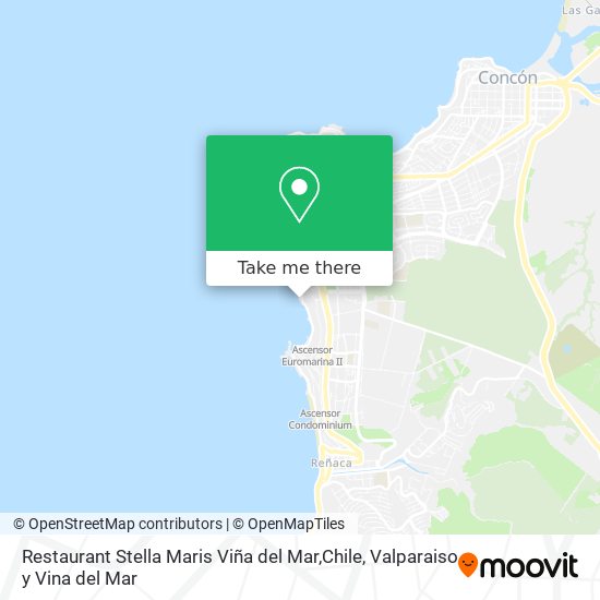 Restaurant Stella Maris Viña del Mar,Chile map