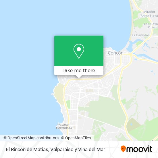 El Rincón de Matias map