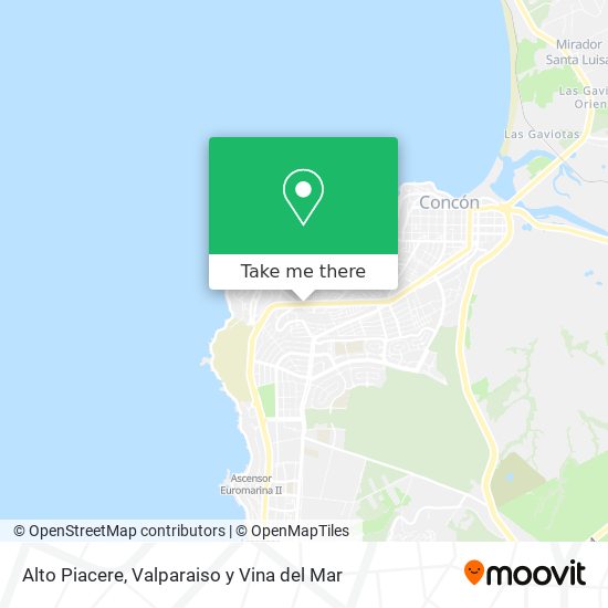 Mapa de Alto Piacere