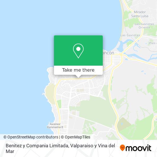 Benitez y Compania Limitada map