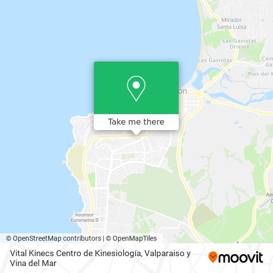 Vital Kinecs Centro de Kinesiología map