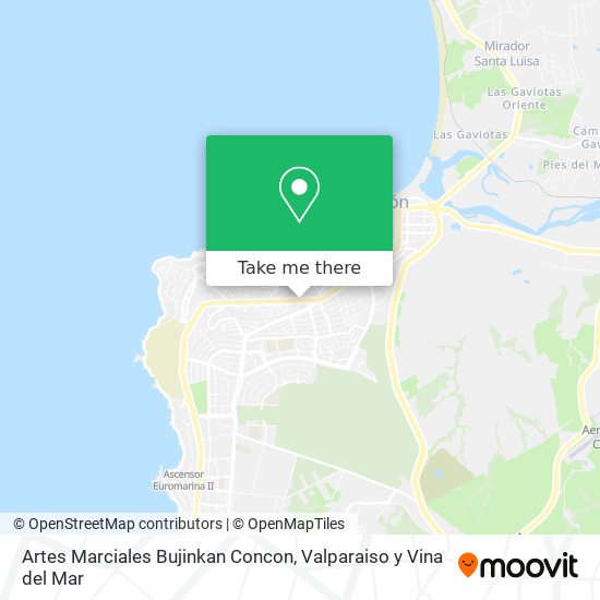 Mapa de Artes Marciales Bujinkan Concon
