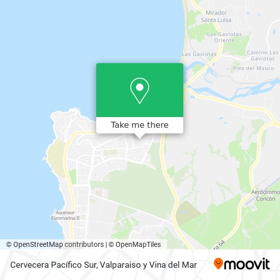 Cervecera Pacífico Sur map