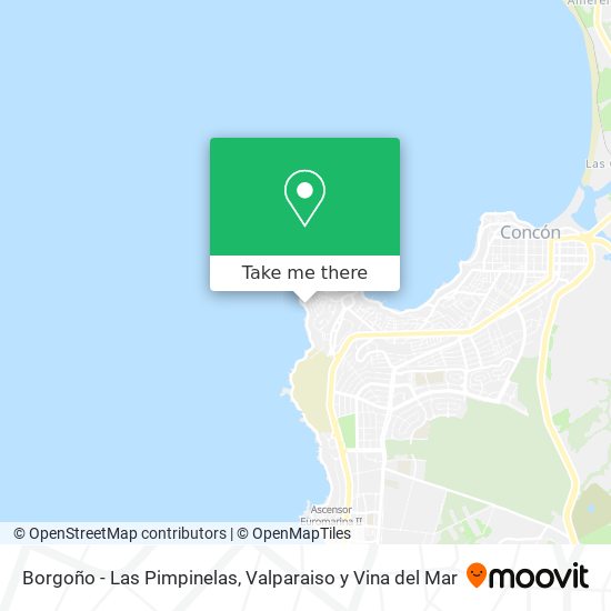 Borgoño - Las Pimpinelas map