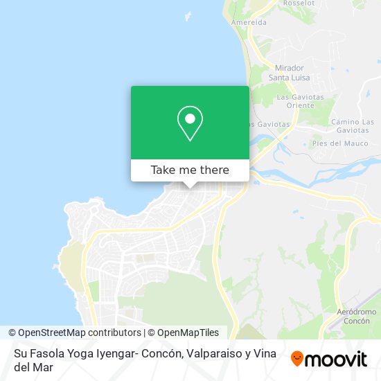 Su Fasola Yoga Iyengar- Concón map