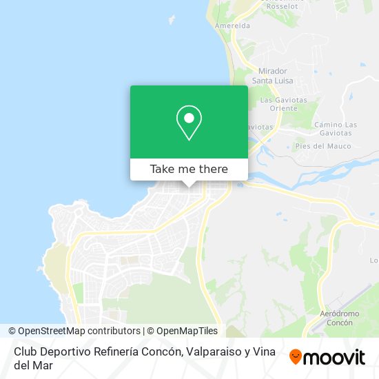 Club Deportivo Refinería Concón map